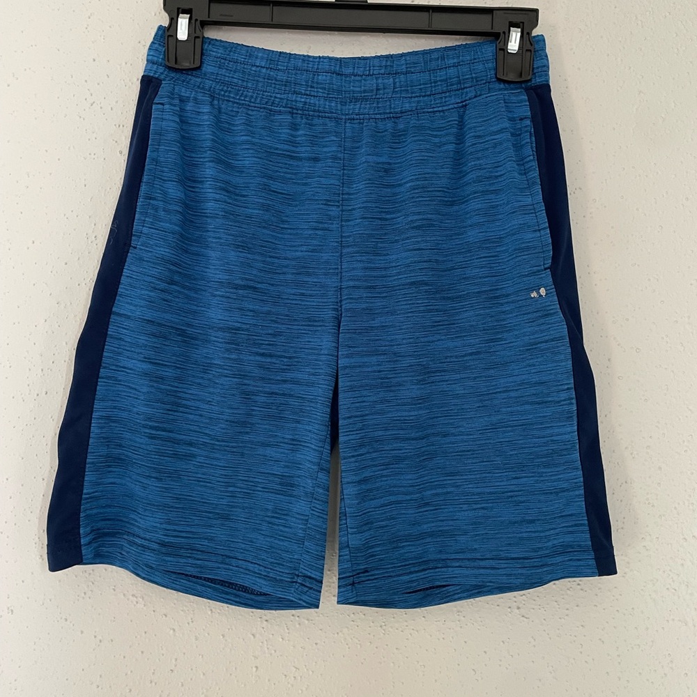 Xersion boys Heathered Blue Athletic Shorts